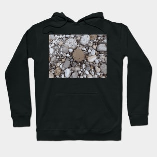 Pebbles on a beach Hoodie